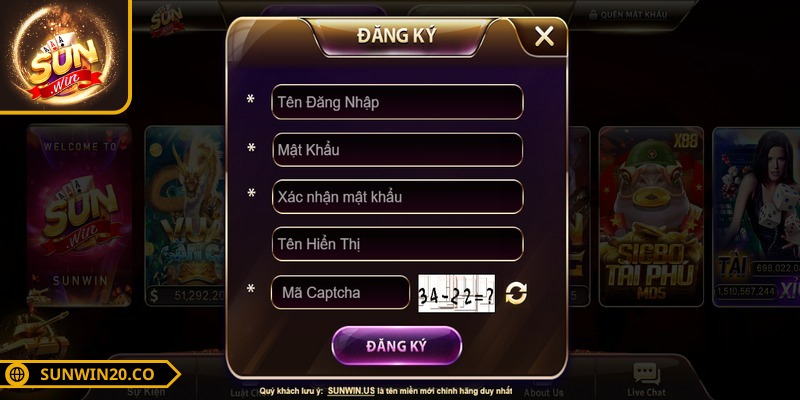 Đăng ký đăng nhập SUNWIN là thao tác quan trọng