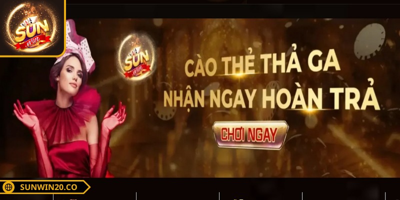Khuyến mãi SUNWIN hoàn trả thua cược, giảm rủi ro mất trắng